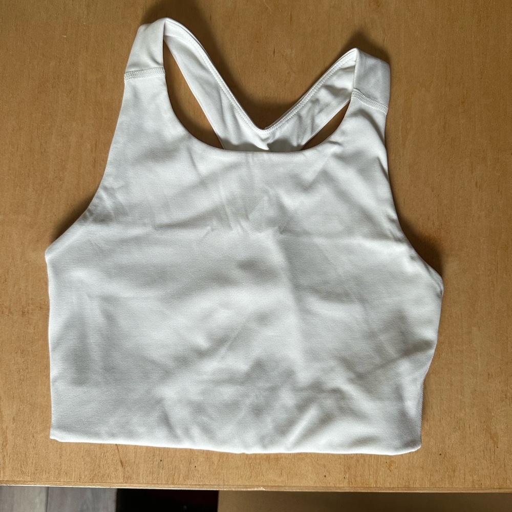 Girlfriend Collective Ivory Milo Racerback bra